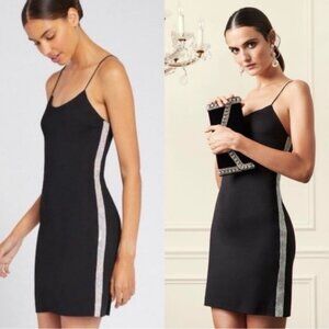 Alice + Olivia Crystal Embellished Mini Dress Size 4